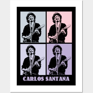 Santana 1977s Pop Art Posters and Art